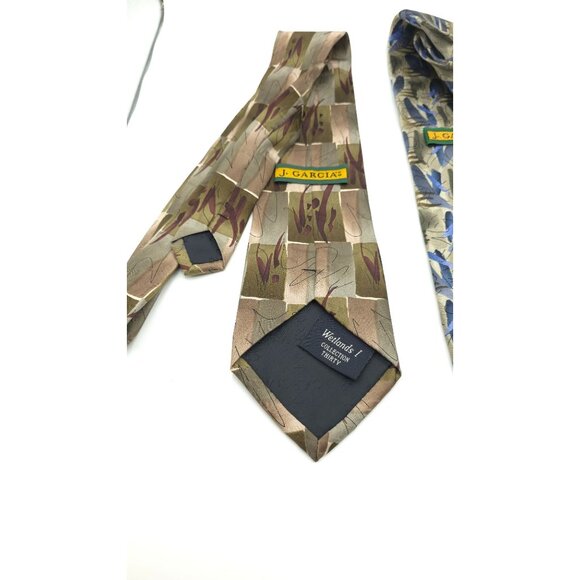 J. Garcia Men's Neck Ties Lot Of 2 Collection Three & One Silk - Picture 6 of 6